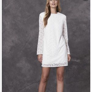 Stevie May white shift mini dress NWOT